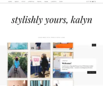 STylishlyyourskalyn.com(Stylishly Yours) Screenshot