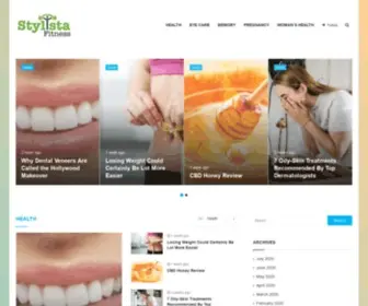 STylistafitness.com(Health Blog) Screenshot