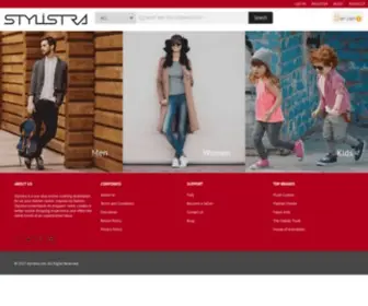 STylistra.com(An online fashion destination for top brands & designer boutique and fashion blog) Screenshot