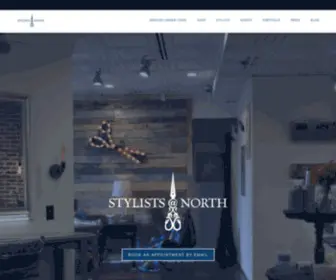 STylistsatnorth.com(A salon in Alexandria) Screenshot