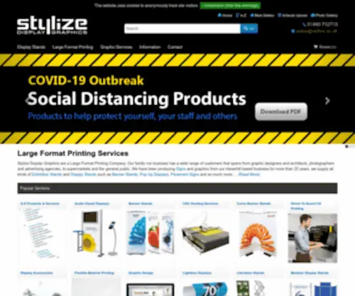 STylize.co.uk(Large Format Printing Services) Screenshot