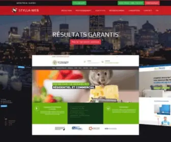 STYlla-Web.com(Agence de référencement web à Montréal) Screenshot