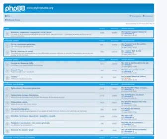 STylo-Plume.org(D’index) Screenshot