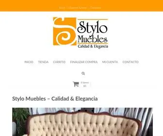 STylomuebles.cl(Stylo Muebles) Screenshot