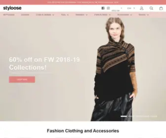 STyloose.com(Create an Ecommerce Website and Sell Online) Screenshot