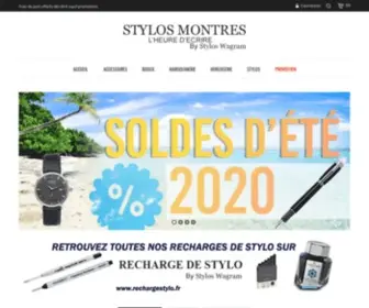 STylos-Montres.com(L'HEURE D'ECRIRE by Stylo Wagram) Screenshot