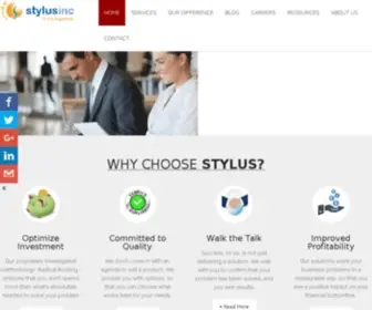 STylusinc.com(Technology Consultants and Solutions for Intelligent Business) Screenshot