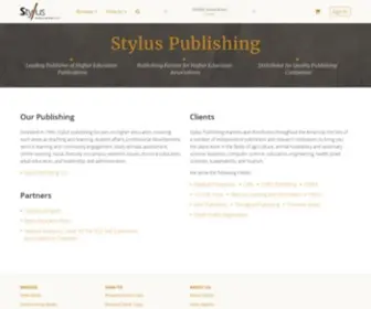 STyluspub.com(Stylus Publishing Bookstore) Screenshot