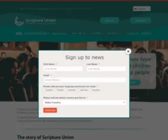 SU-International.org(Scripture Union Global) Screenshot