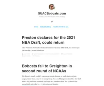 Suacbobcats.com(Bulletins from the Harvard on the Hocking) Screenshot