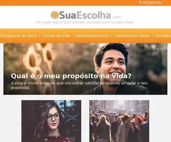 Suaescolha.com(Bem-vindo ao) Screenshot