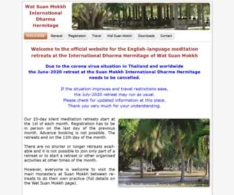 Suanmokkh-IDH.org(Suan Mokkh International Dharma Hermitage) Screenshot