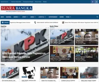 Suarabangka.com(Suara Bangka) Screenshot