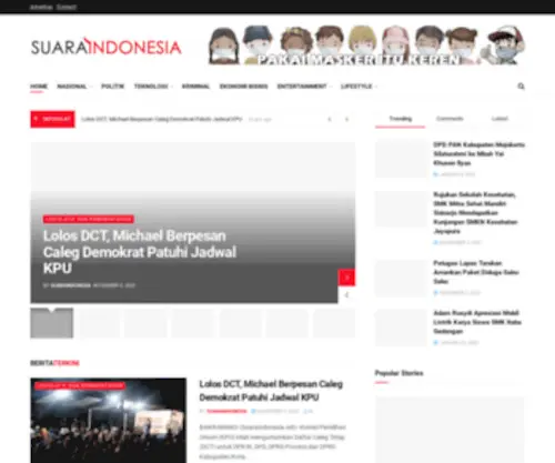 Suaraindonesia.net(Indonesia Maju Bersama) Screenshot