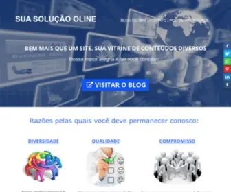 Suasolucaoonline.com(Sua Solu) Screenshot