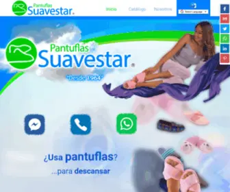 Suavestarpantuflas.com(Suavestar Pantuflas) Screenshot