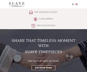 Suavetimepieces.com(SUAVE TIMEPIECES) Screenshot