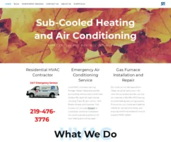 Sub-Cooled.com(Sub-Cooled LLC Heating and Air Conditioning) Screenshot