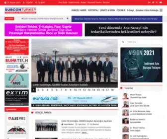 Subconturkey.com(Yan Sanayi ve Tedarikçi Gazetesi) Screenshot