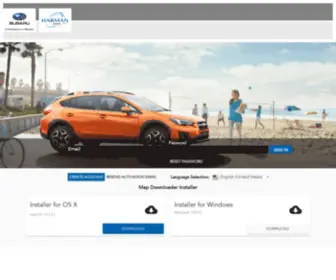 Subaru-Maps.com(Subaru map update delivery portal) Screenshot