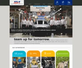 Subaru-Sia.com(Subaru of Indiana Automotive) Screenshot