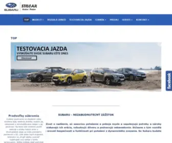 Subaru-Stilcar.sk(Predaj a servis vozidiel Subaru) Screenshot