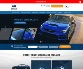 Subarubrossard.com(Concessionaire Subaru pr) Screenshot