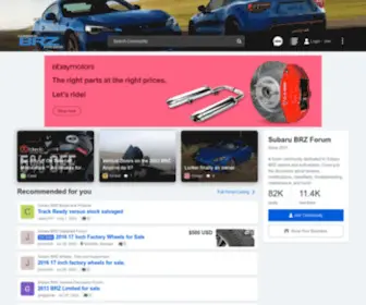 SubarubrzForum.com(Subaru BRZ Forum) Screenshot