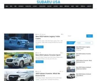 Subarucarusa.com(Subaru USA) Screenshot