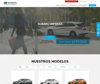 Subaru.cl(Subaru Chile) Screenshot