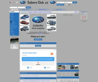 Subaruclub.cz(Subaru klub) Screenshot