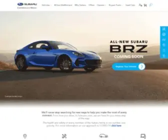 Subaru.com.au Screenshot
