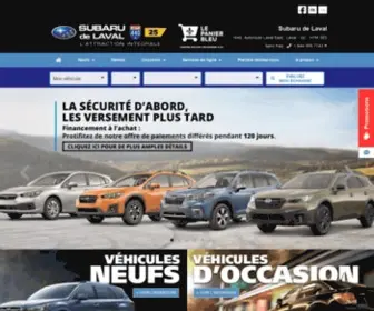 Subarudelaval.ca(Subaru de Laval) Screenshot