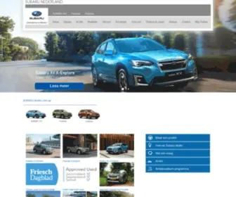 Subaru.nl(Welkom bij Subaru Nederland. Maak kennis met het SUV gamma en ontdek hoe Subaru verschillend) Screenshot