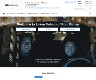 Subaruofportrichey.com(Lokey Subaru of Port Richey) Screenshot