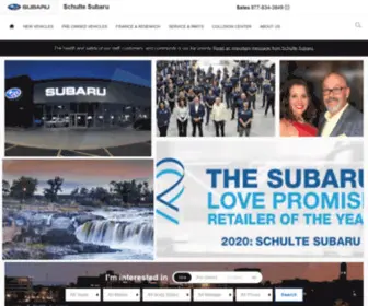 Subaruofsiouxfalls.com(Schulte Subaru) Screenshot