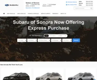 Subaruofsonora.com Screenshot