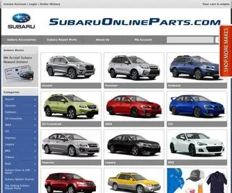 Subaruonlineparts.com(Genuine Subaru Parts & Accessories) Screenshot