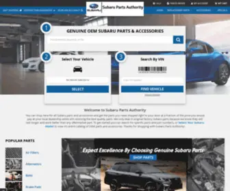 Subarupartsauthority.com(Subaru Parts Authority) Screenshot