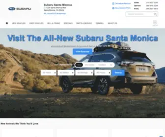 Subarusantamonica.com Screenshot