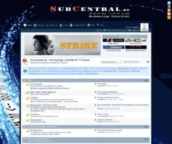 Subcentral.de(Main page) Screenshot