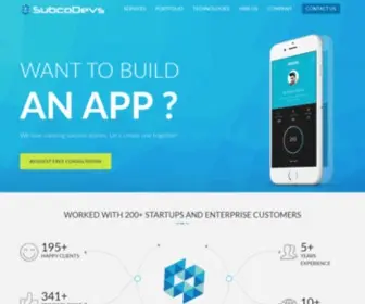 Subcodevs.com(Custom Software and Mobile App Development Company) Screenshot
