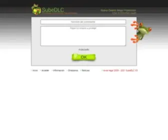 Subedlc.com(Encripta y protege tu enlaces f) Screenshot