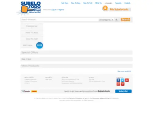 Subelotodo.com(Comprar, Vender y Subastar) Screenshot