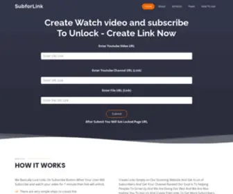 Subforlink.com(Subscribe Channel To Unlock Link) Screenshot