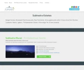 Subhadra.in(Real Estate Developers in Nashik) Screenshot