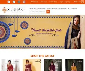 Subhashsarees.com(Buy Best Quality Sarees and Designer Sarees Online) Screenshot