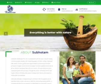 Subhotam.com(Subhotam Multitrade Pvt) Screenshot