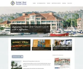 Subicbayyachtclub.ph(Subic Bay Yacht Club) Screenshot