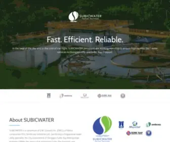 Subicwater.com.ph(The first) Screenshot